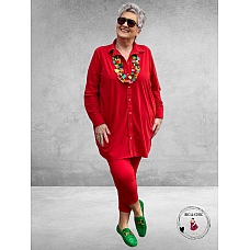 Only-M Travel Pantalon Enkel Broek  ROSSO AMORE